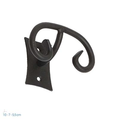 Dubbele Handdoekhaak Sapho Rebecca 9.9x6.6 cm Zwart