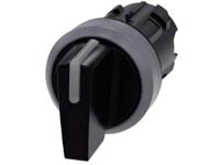 Siemens 3SU1032-2BM10-0AA0 Knevelschakelaar Tuimel Zwart 2 x 45 ° 1 stuk(s) - thumbnail