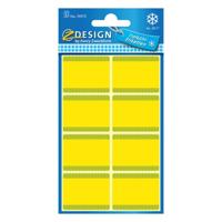 Avery av-59373 z-design diepvriesetiketten 36x28 mm 40 stuks geel - thumbnail