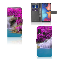 Samsung Galaxy A20e | Flip Cover | Waterval | Portemonnee hoesje - thumbnail
