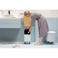 Brabantia Bo hi afvalemmer 7 liter met kunststof binnenemmer white - thumbnail