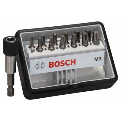 Bosch Accessoires Bitset | Extra Hard M3 | Robustline | 13-delig | 2607002565 - 2607002565