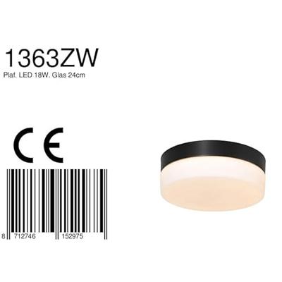 Steinhauer Led plafondlampIkaro IP44 - 1363ZW