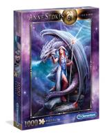 Clementoni legpuzzel anne stokes dragon mage, 1000st. - thumbnail