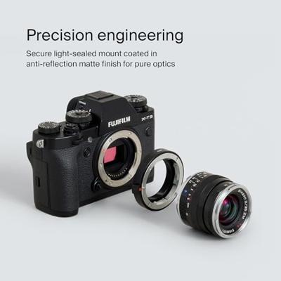 Urth Lens Mount Adapter: Compatible with Leica M Lens to Fujifilm X Camera Body Urth Lens Mount Adapter: Compatible with Leica M Lens to Fujifilm X Camera Body