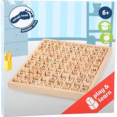 Small Foot houten bord rekenen vermenigvuldigen Small Foot houten bord rekenen vermenigvuldigen