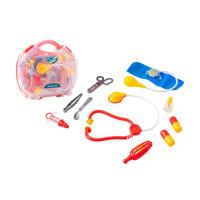 Dokterskoffer 10-delig - rood - thumbnail