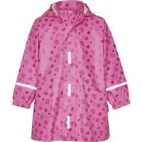 Playshoes regenjas Sweethearts met all over print roze/donkerroze - thumbnail