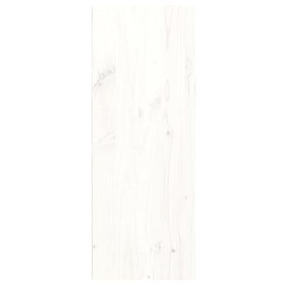 Wandkast 30x30x80 cm massief grenenhout wit
