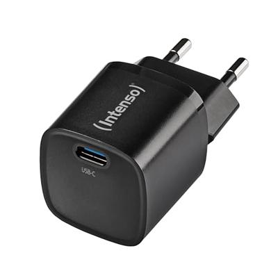 Intenso Power Adapter W30C² black USB-oplader 30 W 1x USB-C Zwart Binnen GaN, USB Power Delivery (USB-PD) - thumbnail