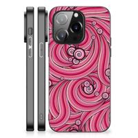 iPhone 14 Pro Leuk Telefoonhoesje Swirl Pink - thumbnail