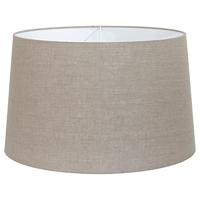 Steinhauer Wand booglampSparkled RVS met taupe kap - 8199ST - thumbnail