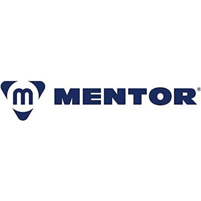 Mentor 2656.8422 Frontframe Zwart, Rood (b x h x d) 64 x 28 x 2.3 mm ABS