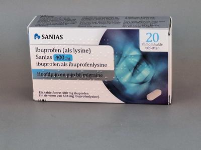 Leidapharm Ibuprofen 400 mg als lysine 20 Stuks