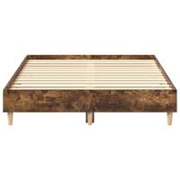 Bedframe zonder matras 140x190 cm spaanplaat gerookt eiken - thumbnail