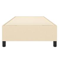 Boxspringframe stof crmekleurig 100x200 cm - thumbnail