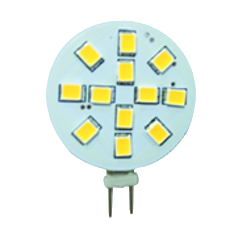 Led G4 Steeklamp 2,4 Watt - 10-30 Volt - 3000K - Dimbaar Led G4 Steeklamp 2,4 Watt - 10-30 Volt - 3000K - Dimbaar