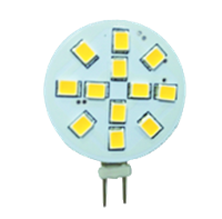 Led G4 Steeklamp 2,4 Watt - 10-30 Volt - 3000K - Dimbaar - thumbnail