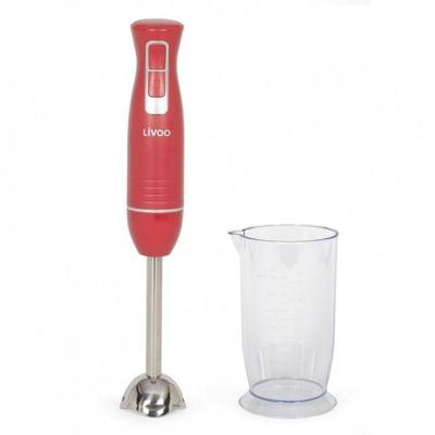 Livoo DOP245R Staafmixer met kom - Chili Rood