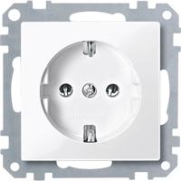 Merten MEG2301-0319 Wandcontactdoos met randaarde Inzetstuk System M, 1-M, M-Smart, M-Plan, M-Creativ Polar-wit (glanzend) 1 stuk(s) - thumbnail