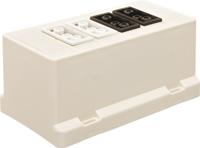 ABB GST18 lasdoosdeksel met 2 zwarte en 2 witte GST18 Wieland aansluitingen 3611GB22 - thumbnail