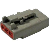 TE Connectivity DTM 06-3 S Ronde connector Stekker, recht Totaal aantal polen: 3 Serie (ronde connectoren): DTM 1 stuk(s) - thumbnail