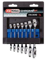 KS Tools 518.0040 518.0040 Ring-steeksleutelset Sleutelbreedte (metrisch) 10 - 19 mm - thumbnail