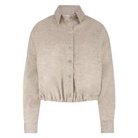 Nukus Lara Blouse Strass | Sand - thumbnail