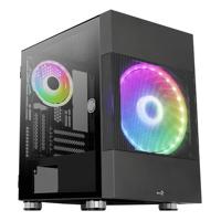 Aerocool atomic v2 mini tower behuizing (zwart | 2x usb-a | window) - thumbnail