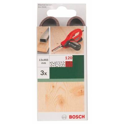 Bosch Accessories 2609256239 Schuurband Korrelgrootte (num) 120 (l x b) 455 mm x 13 mm 3 stuk(s)