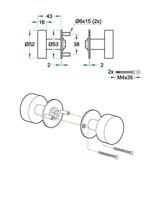 Knoppaar SF rvs mat - thumbnail