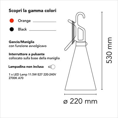 Flos May Day Tafellamp - Oranje