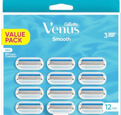 Gillette Venus Smooth Navulmesjes Voor Vrouwen X12 bij Jumbo
