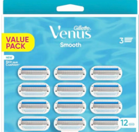 Gillette Venus Smooth Navulmesjes Voor Vrouwen X12 bij Jumbo - thumbnail