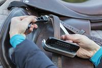 Acavallo Arena Alupro Stijgbeugels zwart/bruin maat:12 - thumbnail