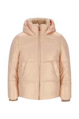 Like Flo winter winterjas meisjes - oranje - Aelin - kort, capuchon