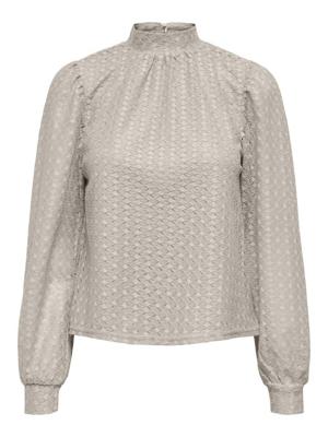 Only Onlcolbie L/s Top Box Jrs Longsleeves Pumice Stone