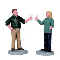 Kerstfiguur A fine vintage set of 2 LEMAX - Lemax - thumbnail