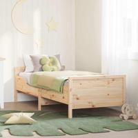 Uitbreidbaar Bedframe voor Kinderen Bruin 80 x 130 / 165 / 200 cm - thumbnail