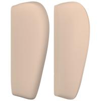 Hoofdbord met randen 103x23x78/88 cm kunstleer cappuccinokleur - thumbnail