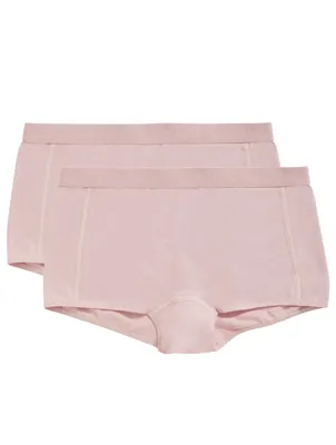 2-pak meisjes boxershorts Organic 31986 - Meisjes ondergoed biologisch katoen