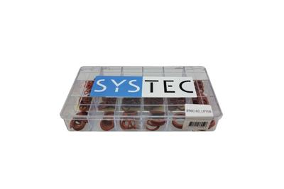 Systec Assortimentsdoos 18-Vaks Afdichtring Roodkoper Asbv Din7603C - 8960.60.18107