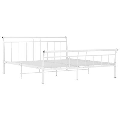 Bedframe metaal wit 180x200 cm