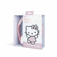 OTL Technoloiges HK1184 Hello Kitty Kinderhoofdtelefoon met bedrade kabel in roze met roségoud - thumbnail
