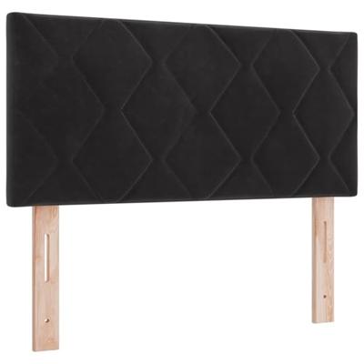 Boxspringbed met Matras met matras Zwart 90 x 200 cm Stof