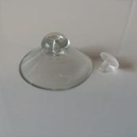 Zuignap transp 40 mm met pin transp 100s - thumbnail