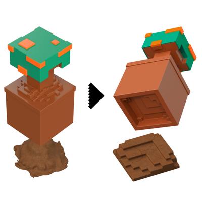 Minecraft Bloom Blocks Mini Figure - Warped Fungus Minecraft Bloom Blocks Mini Figure - Warped Fungus