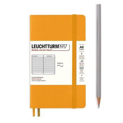 Leuchtturm Rising Sun, Pocket (A6), 187 p., ruled