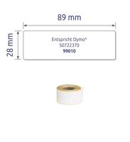 Avery-Zweckform Rol met etiketten 82 x 28 mm Papier Wit 260 stuk(s) Permanent hechtend Adresetiketten AS0722370 - thumbnail