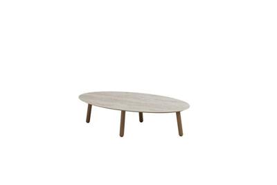 Salute coffee tafel amber keramiek ellipse 120x65 cm Taste - Taste